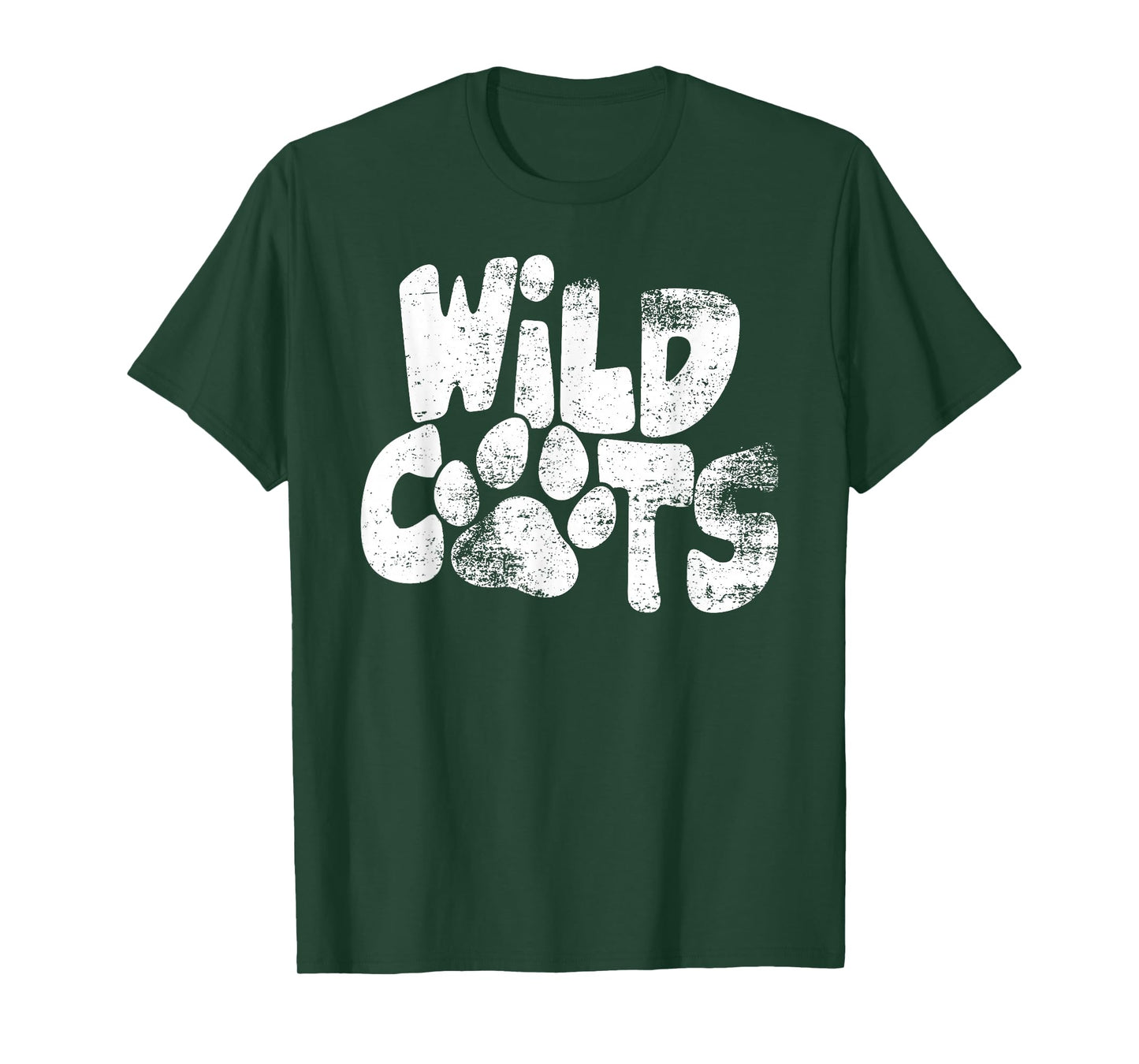 Wildcats Football School Sports Fan Team Spirit T-Shirt