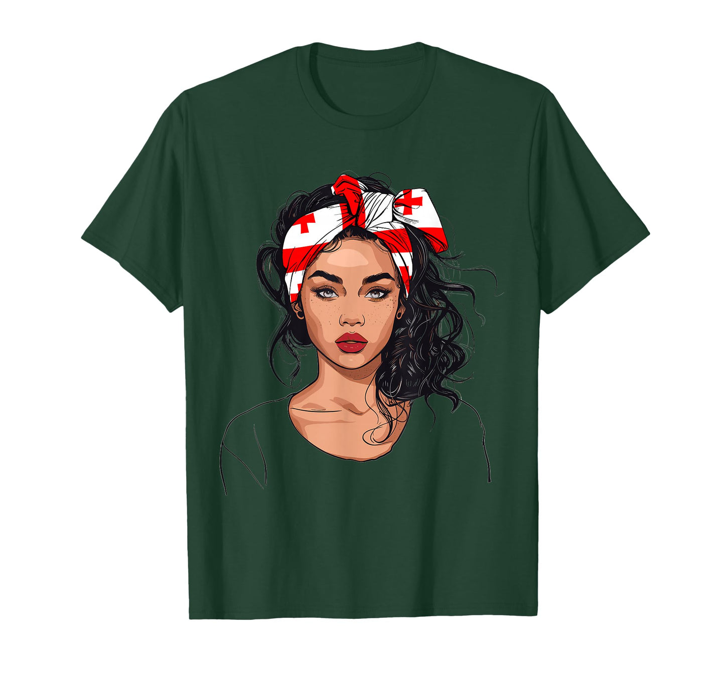 Georgian Flag Souvenirs Products for Women Georgia T-Shirt
