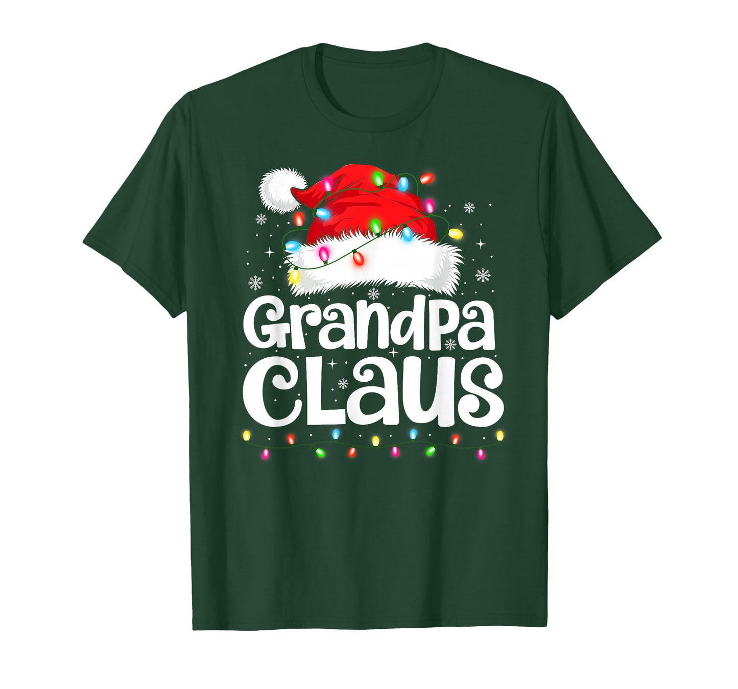 Grandpa Claus Matching Family Christmas Funny Xmas Pajamas T-Shirt