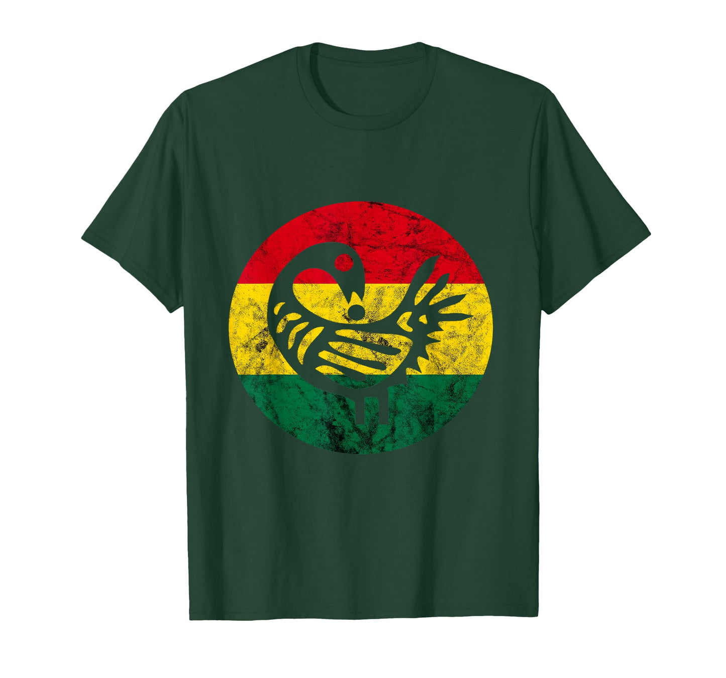 Sankofa Learn From The Past African Bird Black History T-Shirt