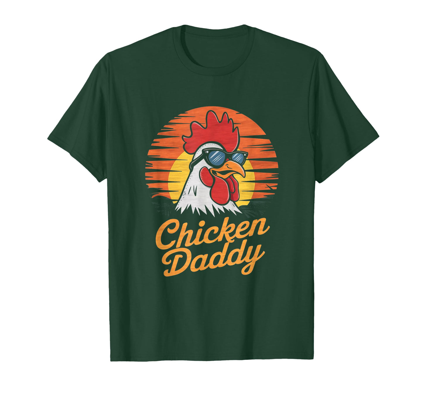 Chicken Daddy Vintage Farmer Funny Fathers Day Mens Gifts T-Shirt