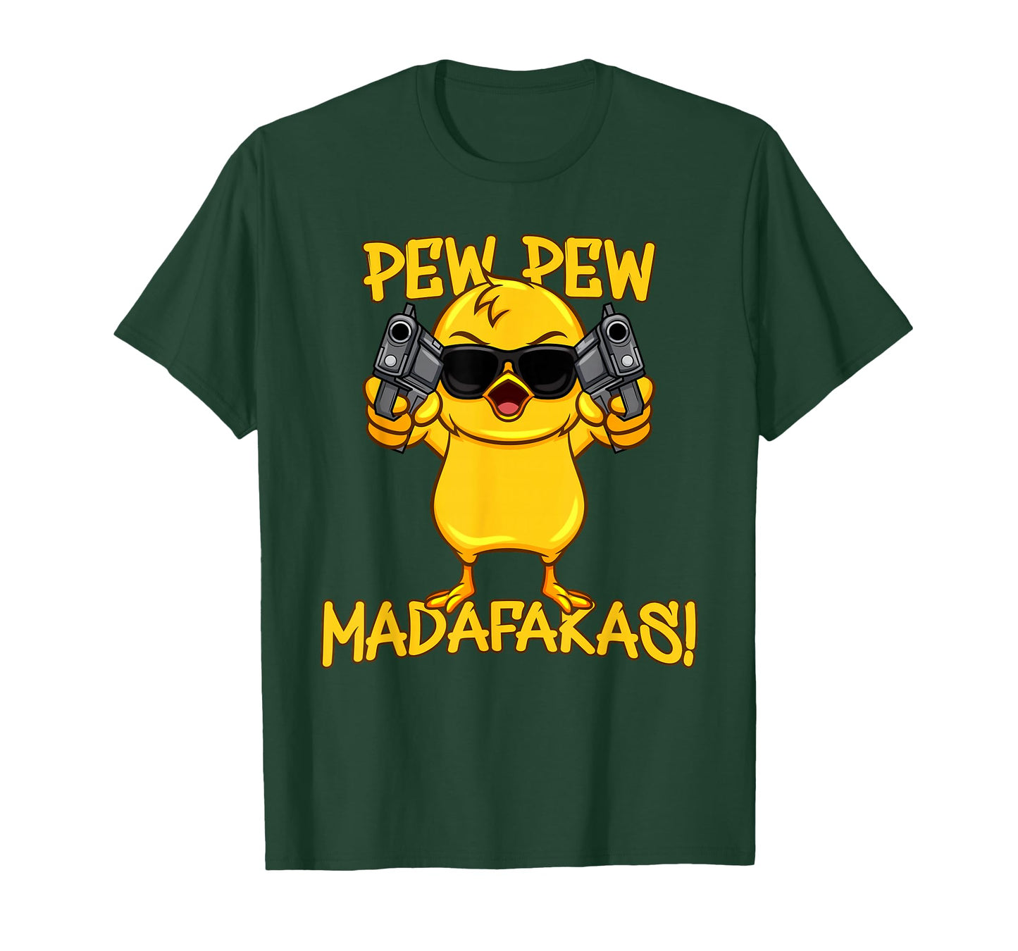 Funny Chicken Rooster Gun Farmer Saying T-Shirt