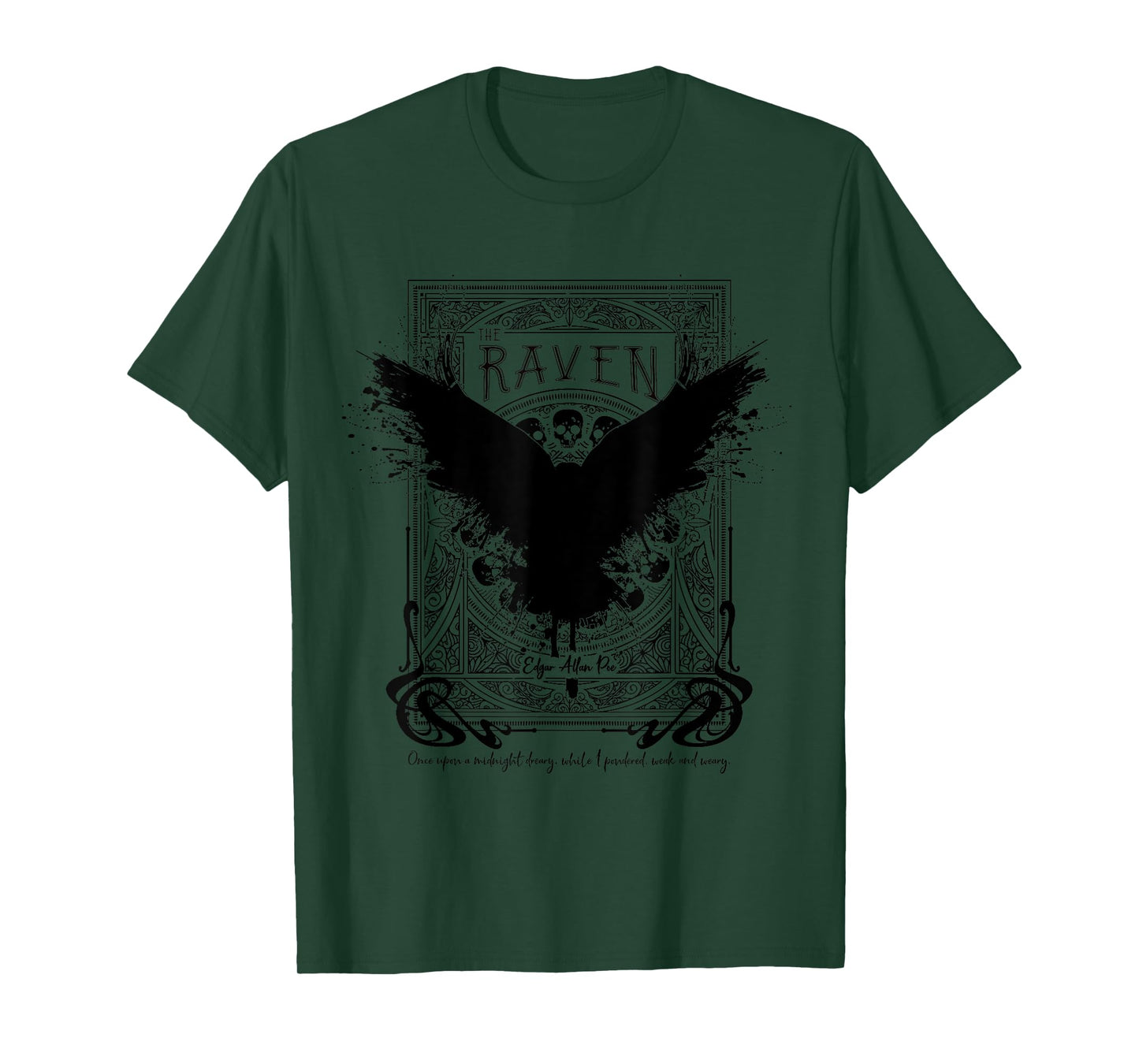 The Raven, Edgar Allan Poe, Fan Art t-shirts and gifts T-Shirt