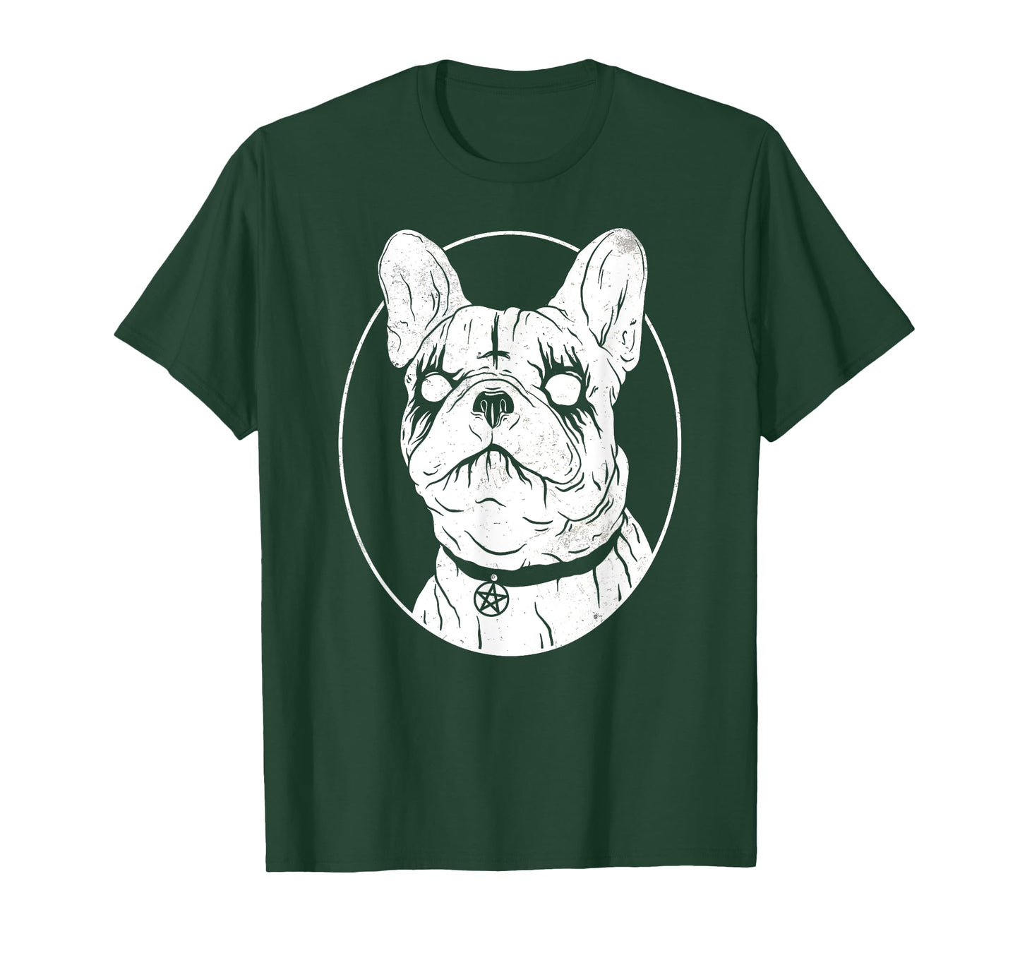 Black Metal French Bulldog - Gothic Heavy Metal Dog Shirt T-Shirt for Men Women