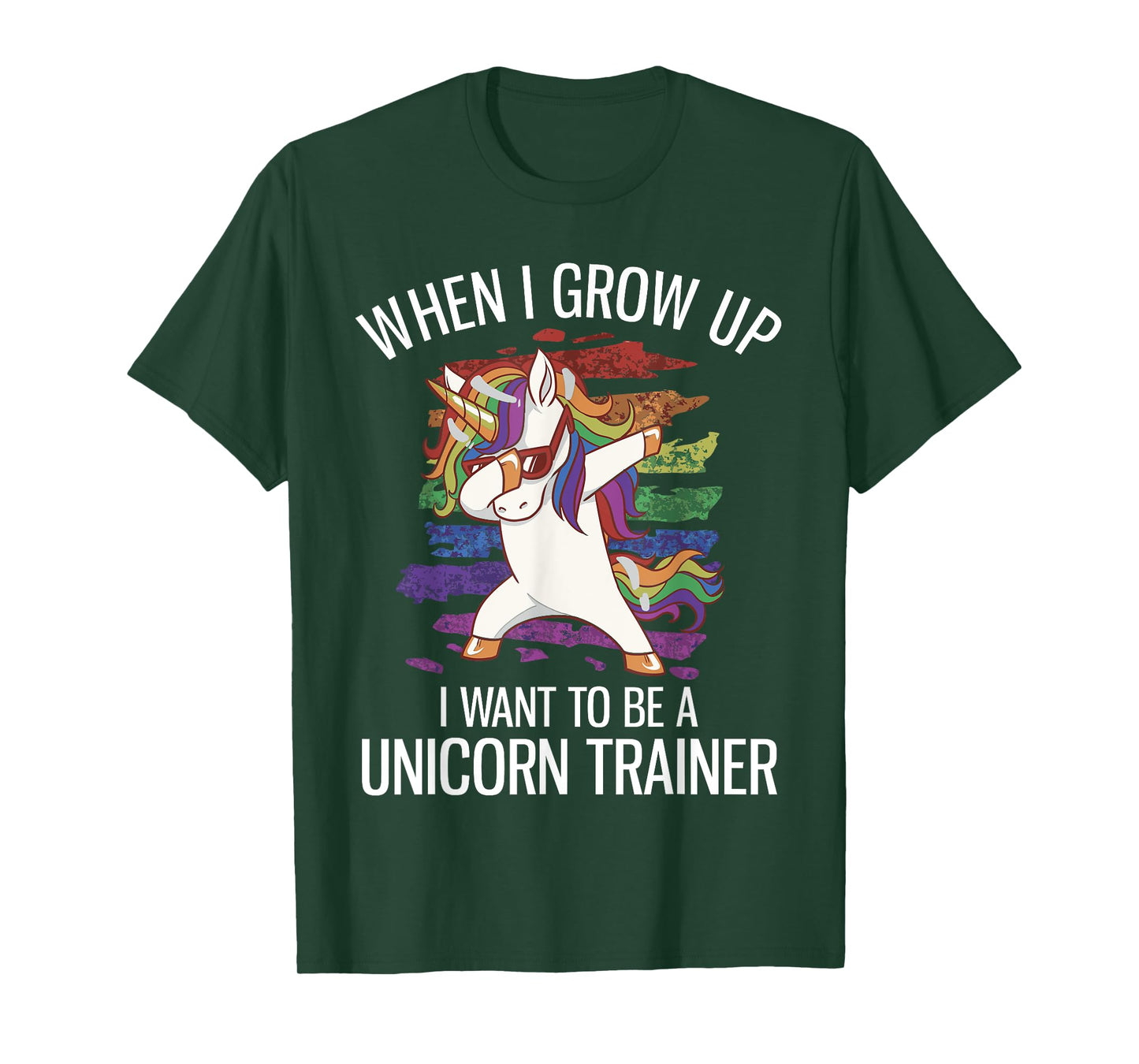 When I Grow Up I Want To Be A Unicorn Trainer T-Shirt