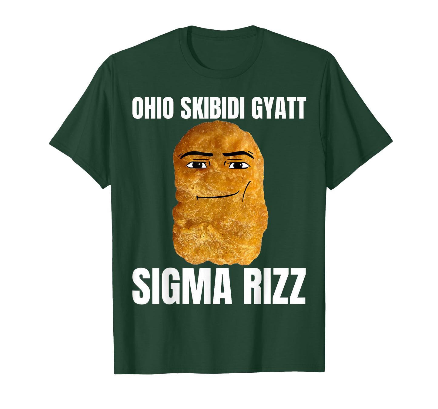 Chicken Nugget Rizz Ohio Skibidi Gyatt Sigma Rizz T-Shirt