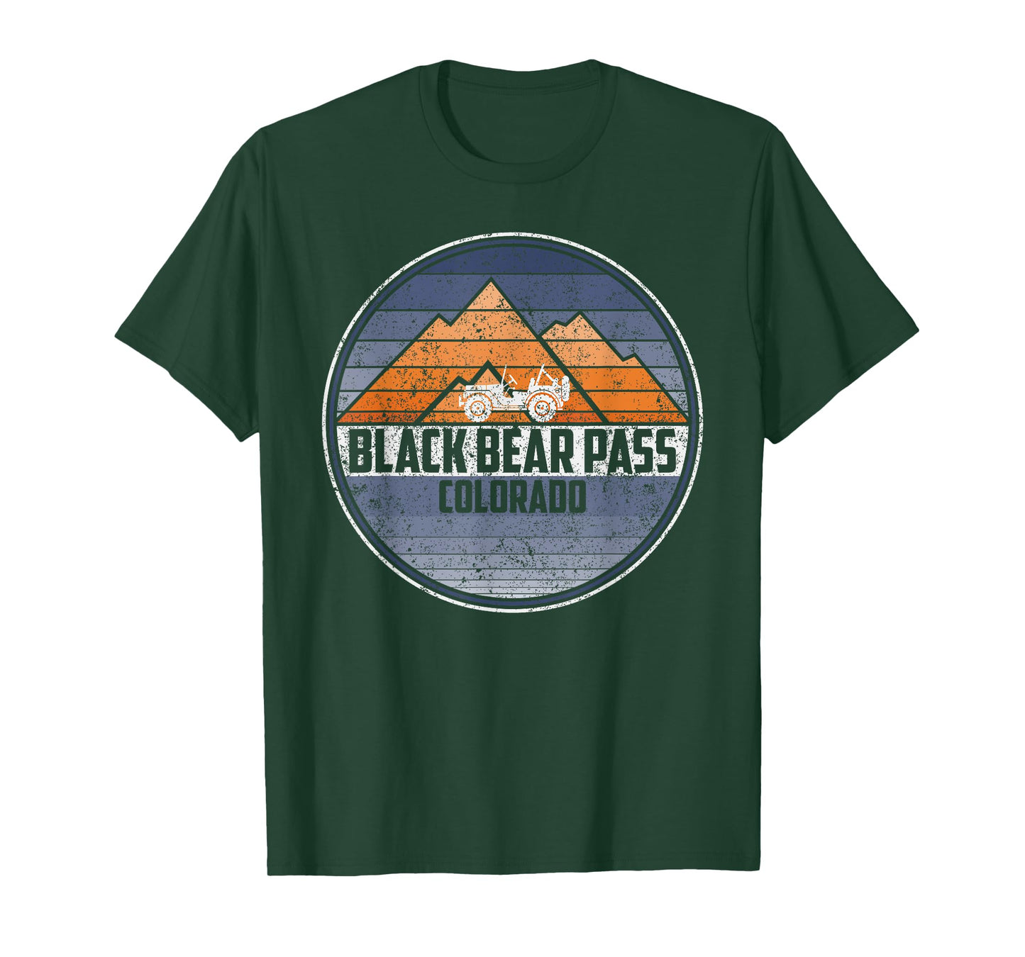 Black Bear Pass- 4x4 Off-road SUV Colorado Outdoor Trail T-Shirt
