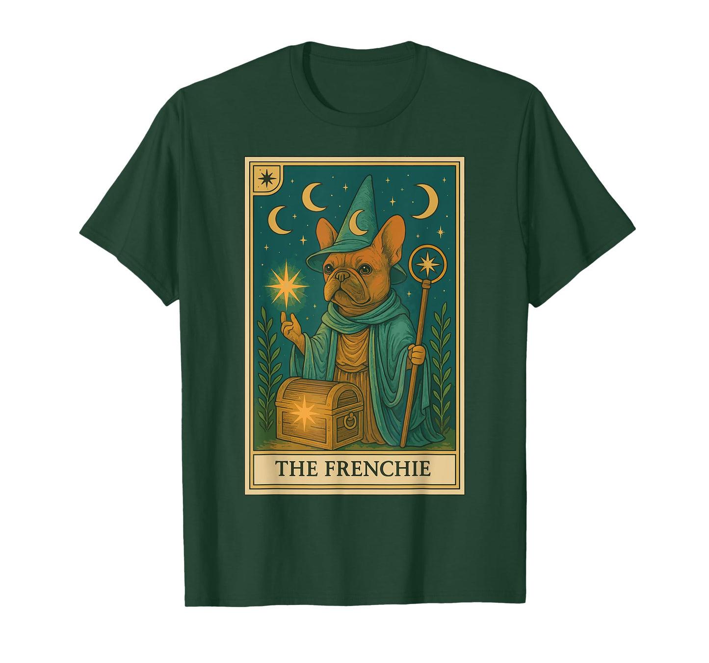 The Frenchie Tarot Card T-Shirt
