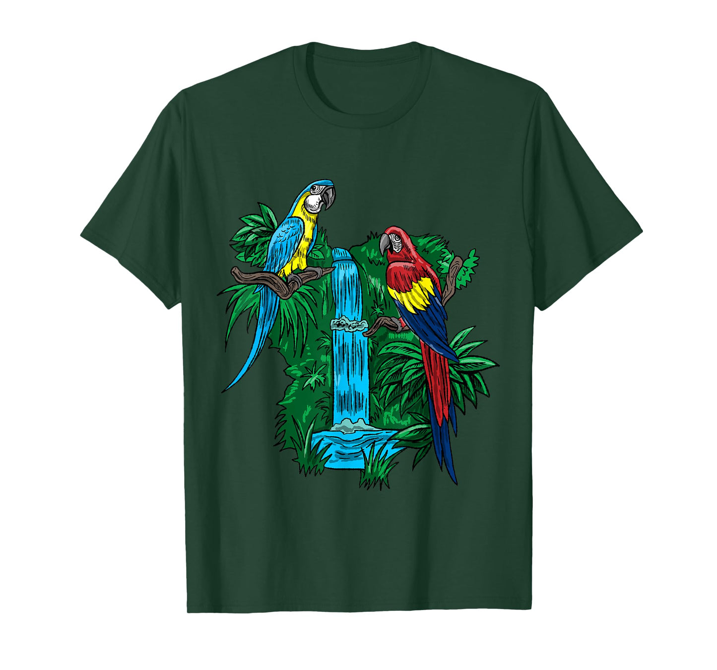 Parrot Funny Tropical Bird Cool Jungle Animal Gift Idea T-Shirt