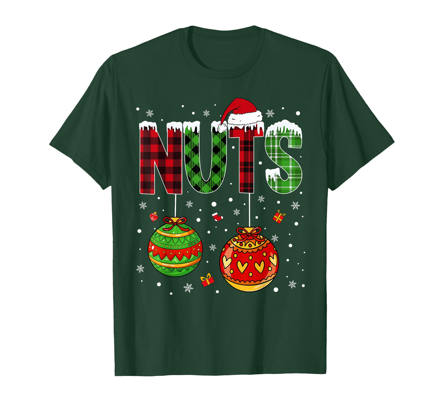 Chestnuts Matching Family Funny Chest Nuts Christmas Couples T-Shirt