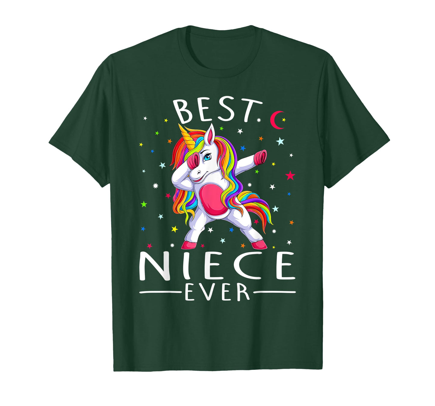 Best Niece Ever Dabbing Unicorn T-Shirt
