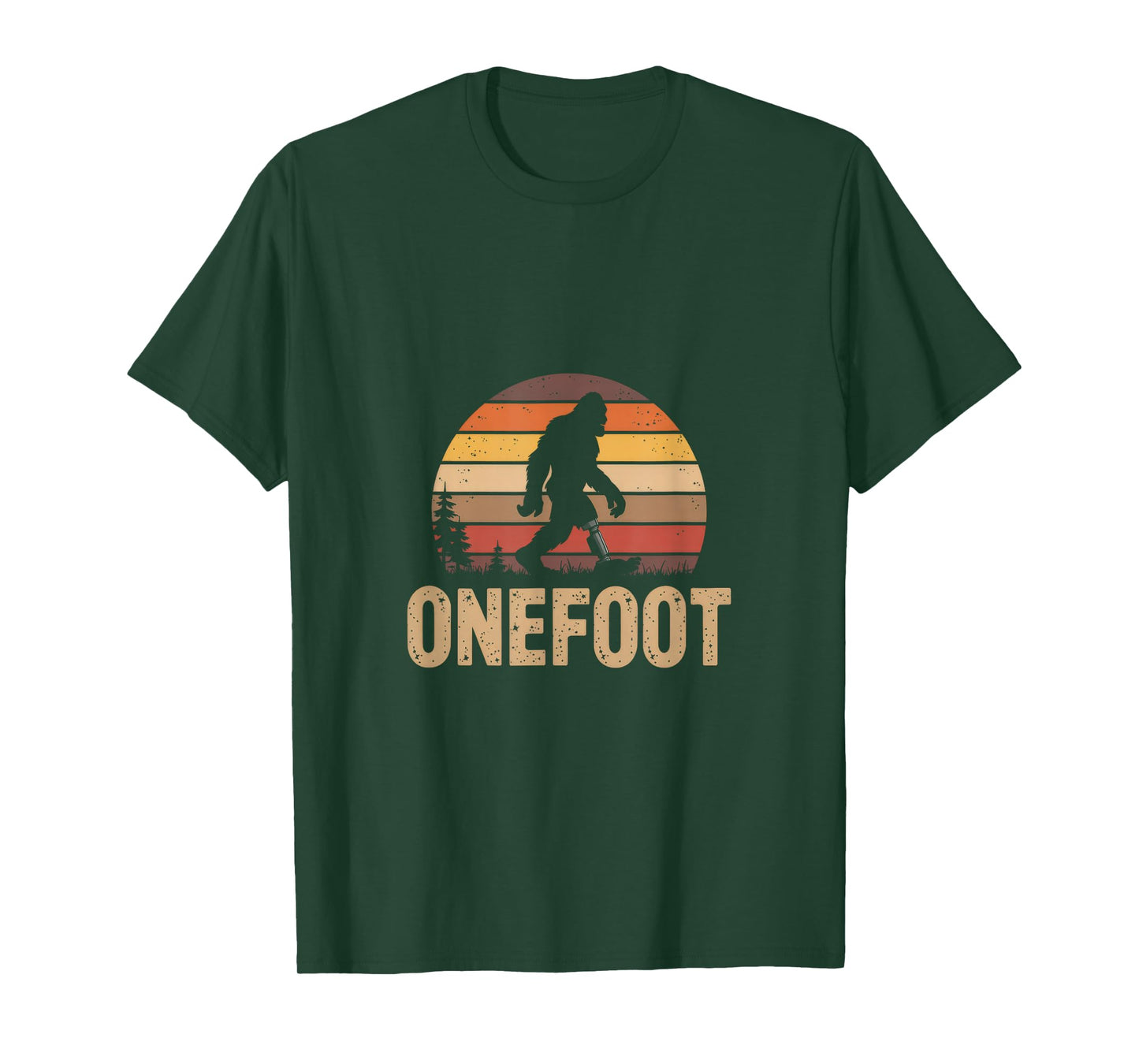 Onefoot - Prosthetic Leg Amputee Recovery Bigfoot T-Shirt