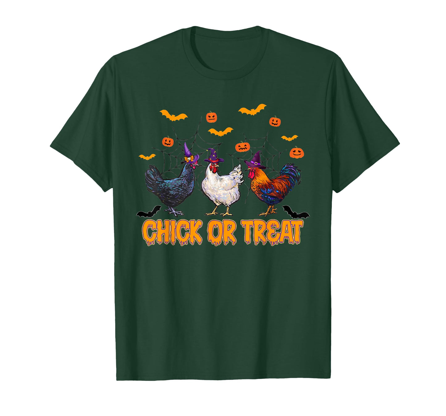 Cute Chicken Halloween Chick Or Treat T-Shirt
