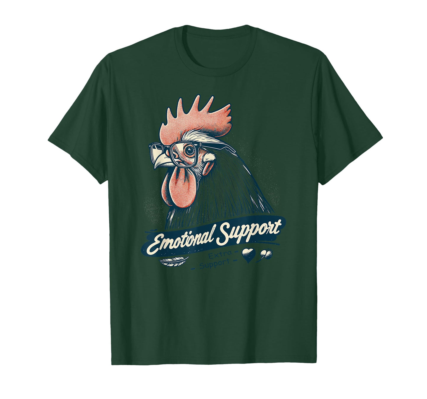 Chicken Emotional Support T-Shirt