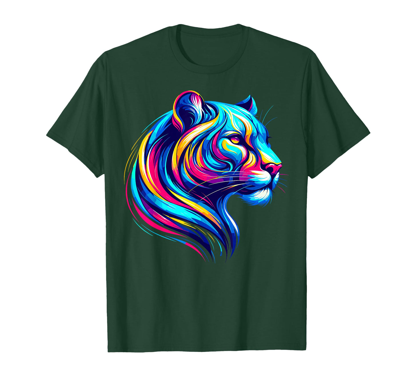 Colorful Puma Animal T-Shirt