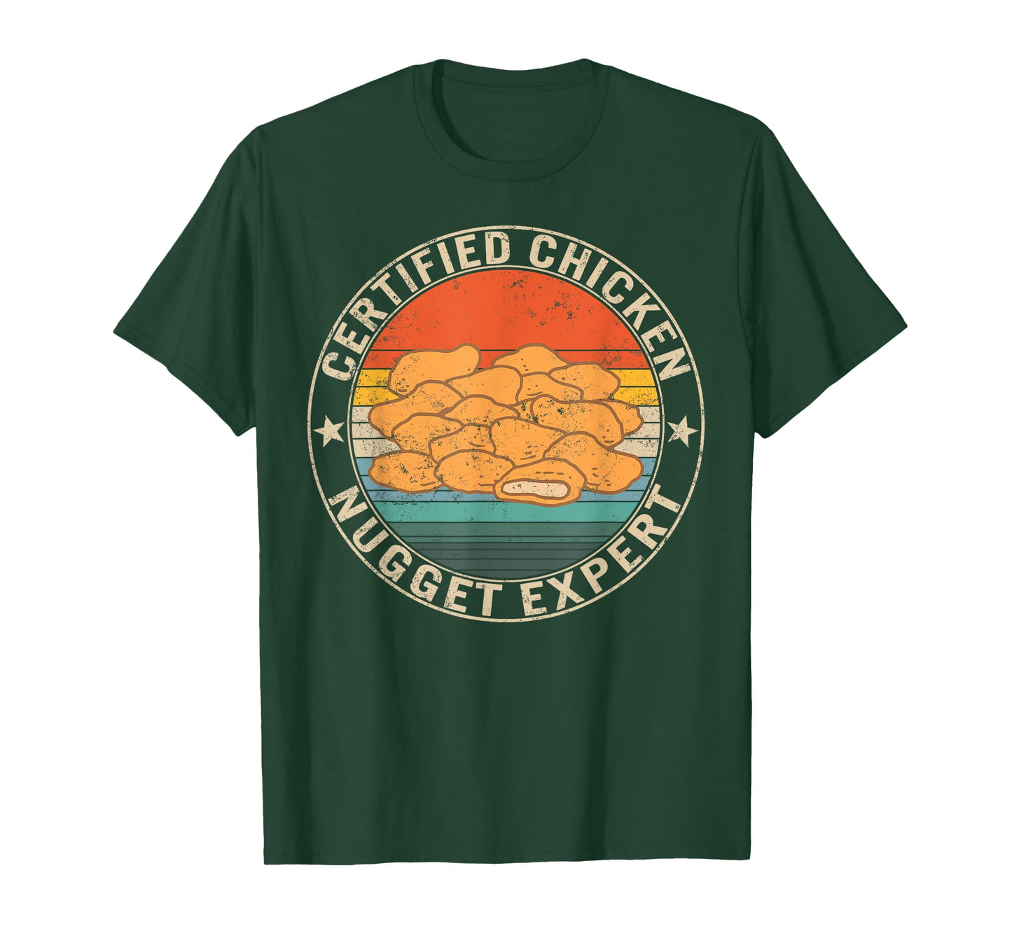 Certified Chicken Nugget Expert Fried Nuggets Lover Food Mom T-Shirt