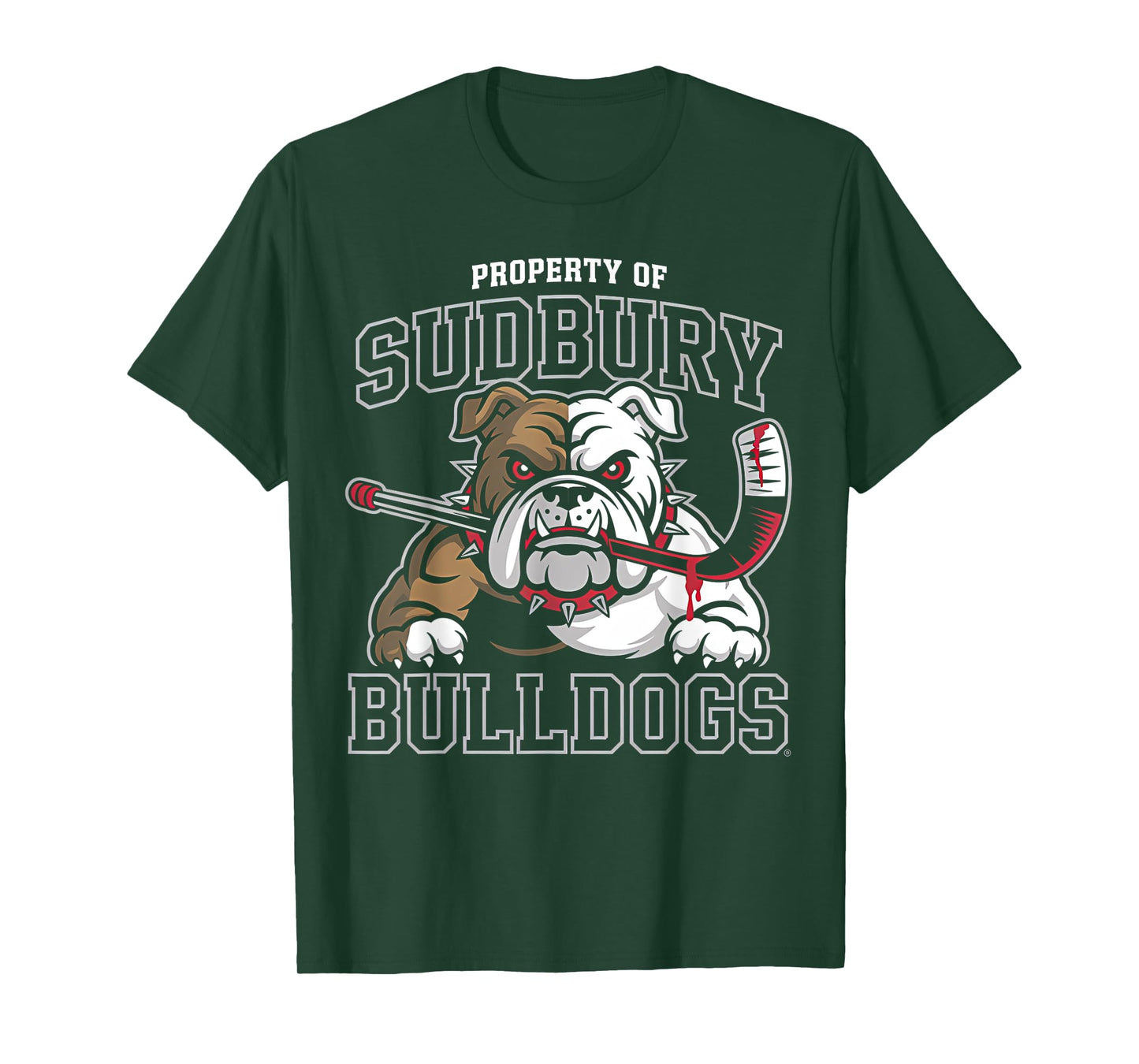 Property of Sudbury Bulldogs Fun Lover Hockey Sport T-Shirt