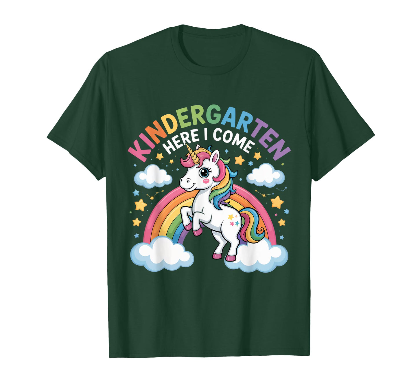 Unicorn Kindergarten Here I come School Kindergarten Girl T-Shirt