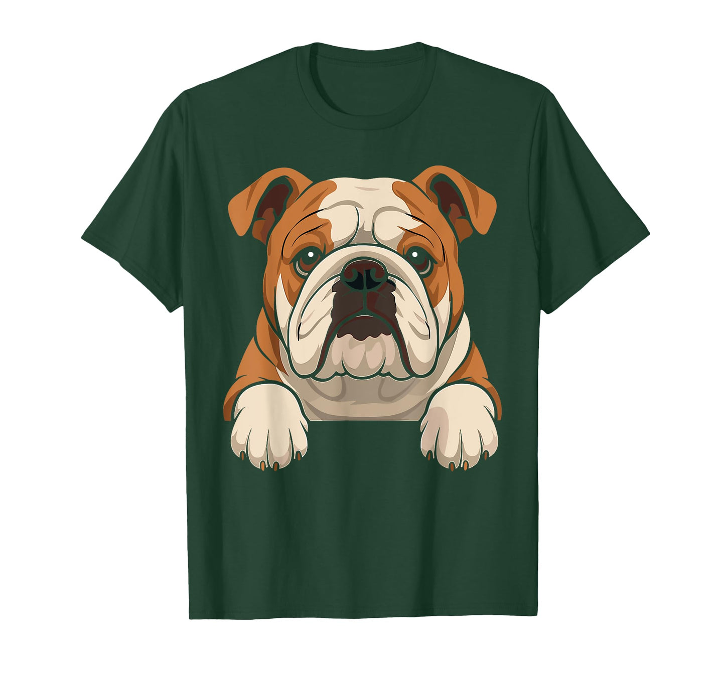 Funny English Bulldog Dog Lover Pocket T-Shirt