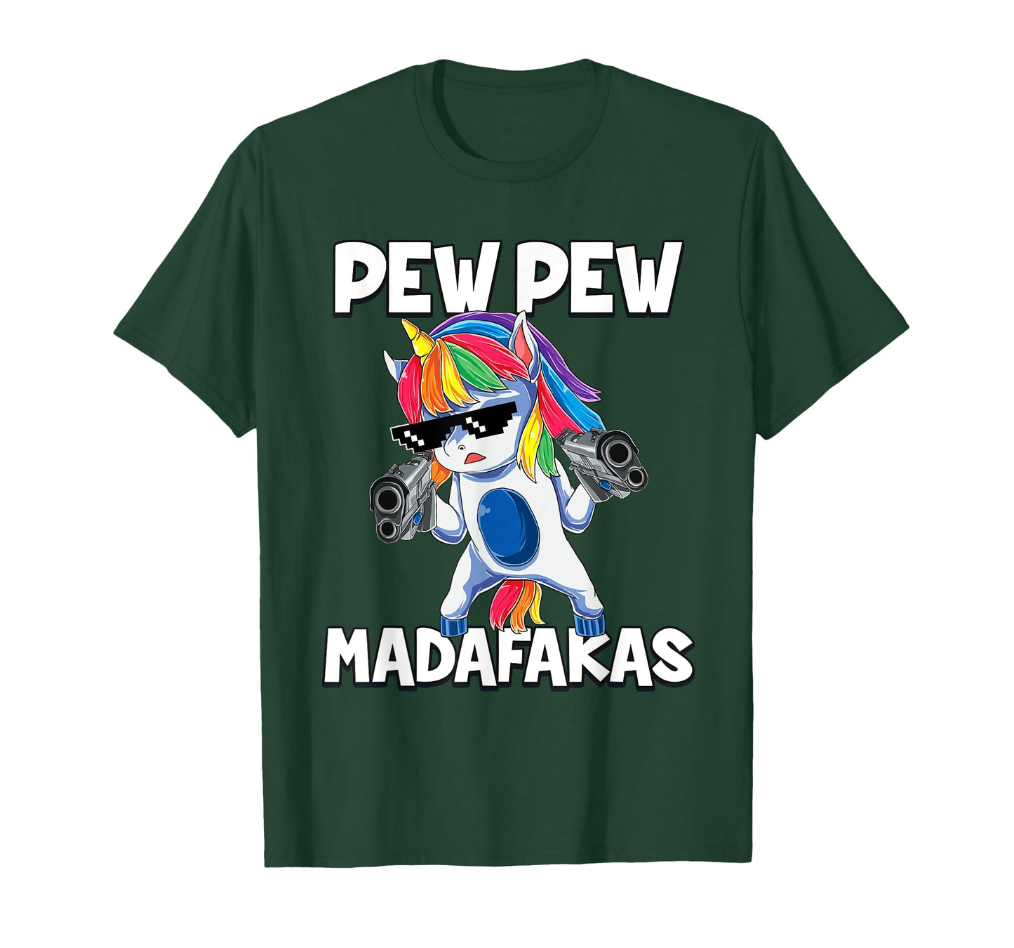 Pew Pew Madafakas Unicorn T-Shirt