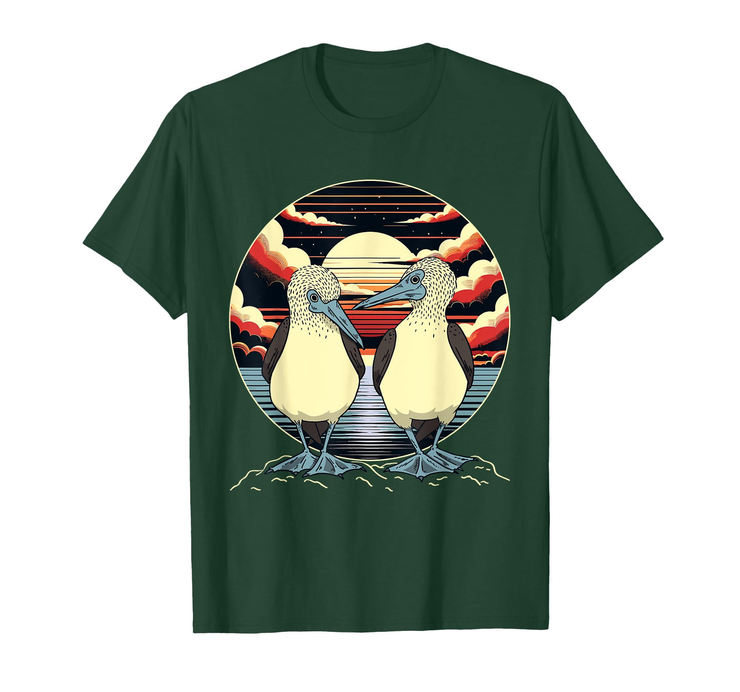 Seabirds Blue-footed Booby Galapagos Bird T-Shirt