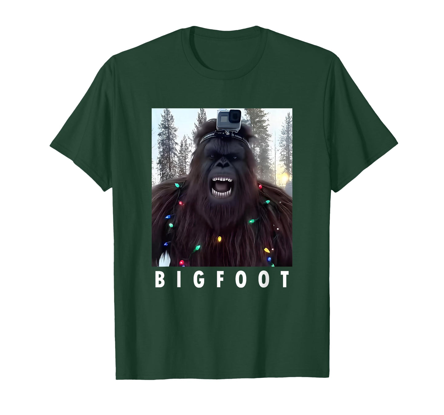 Bigfoot Funny Sasquatch Bigfoot Vlogs for Hikers T-Shirt