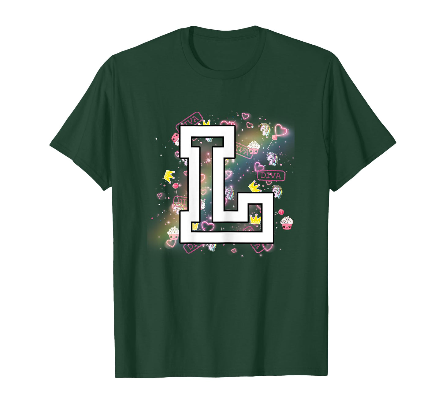 Kids Letter L Clothing For a Girl Who's Name Starts With L T-Shirt