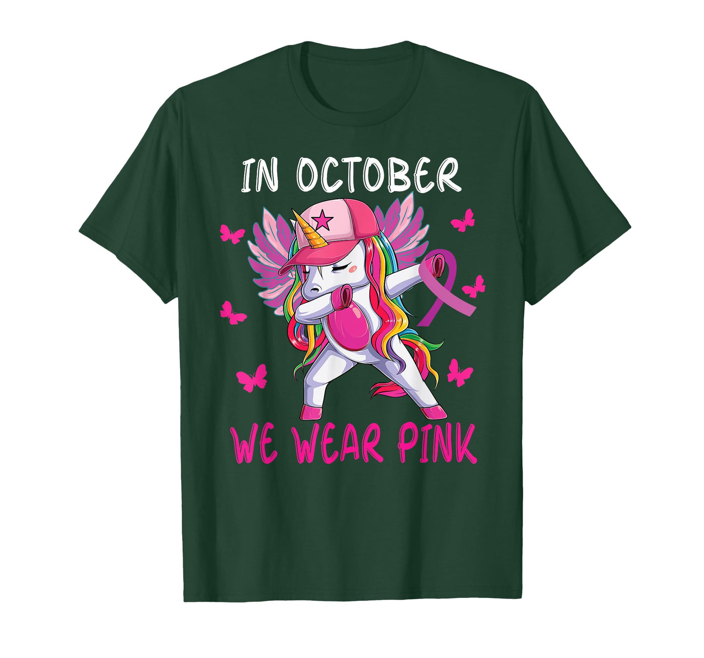 girls breast cancer awareness for toddlers kids Women T-Shirt