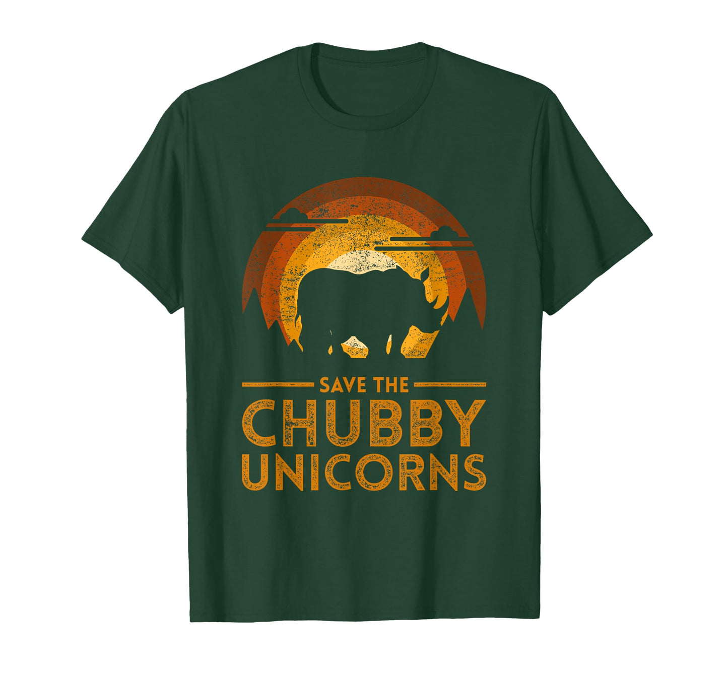 Save The Chubby Unicorns Rhino T-Shirt