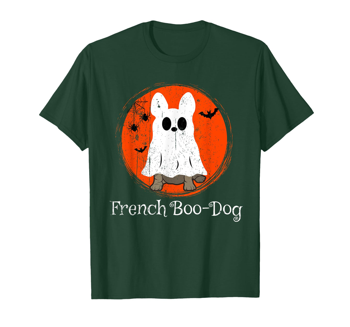 Halloween Frenchie French Bulldog Boo-Dog Dog Lover Owner T-Shirt for Men Women Kids