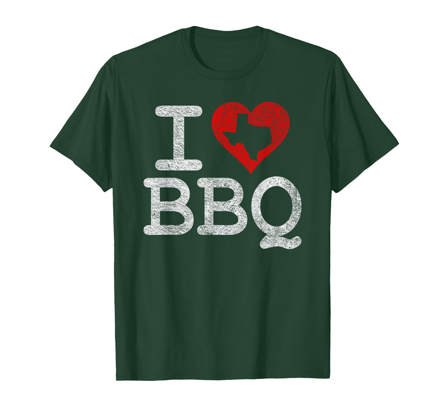 I LOVE TEXAS BBQ I HEART BARBECUE SAUCE GRILL SMOKER FIRE T-Shirt