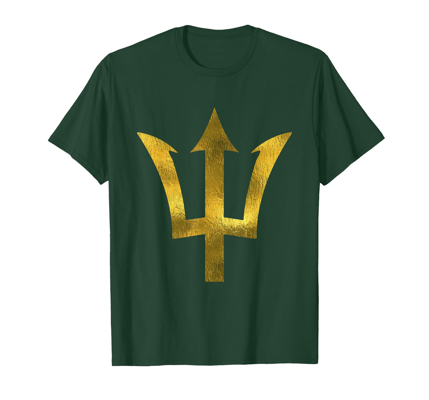 Bajan t shirt Barbados tees est 1966 gold trident T-Shirt