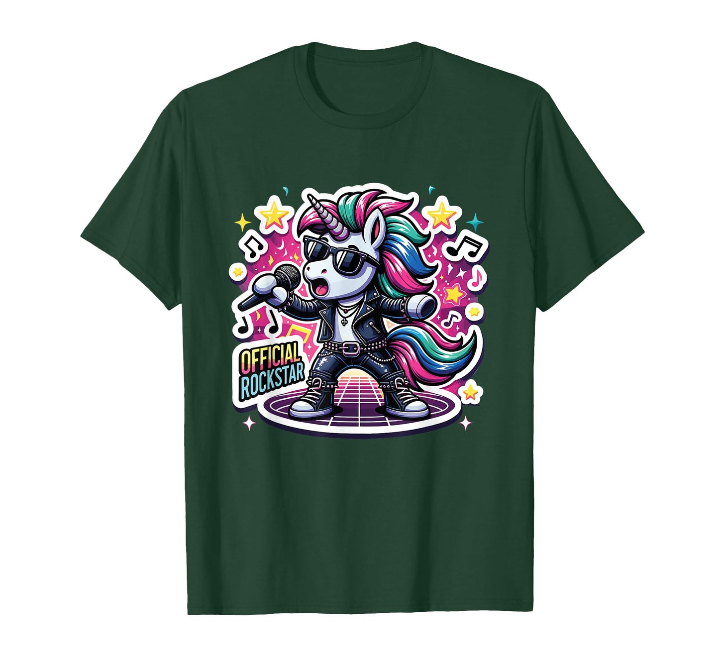 Funny unicorn Singer Rockstar Band official rockstar T-Shirt