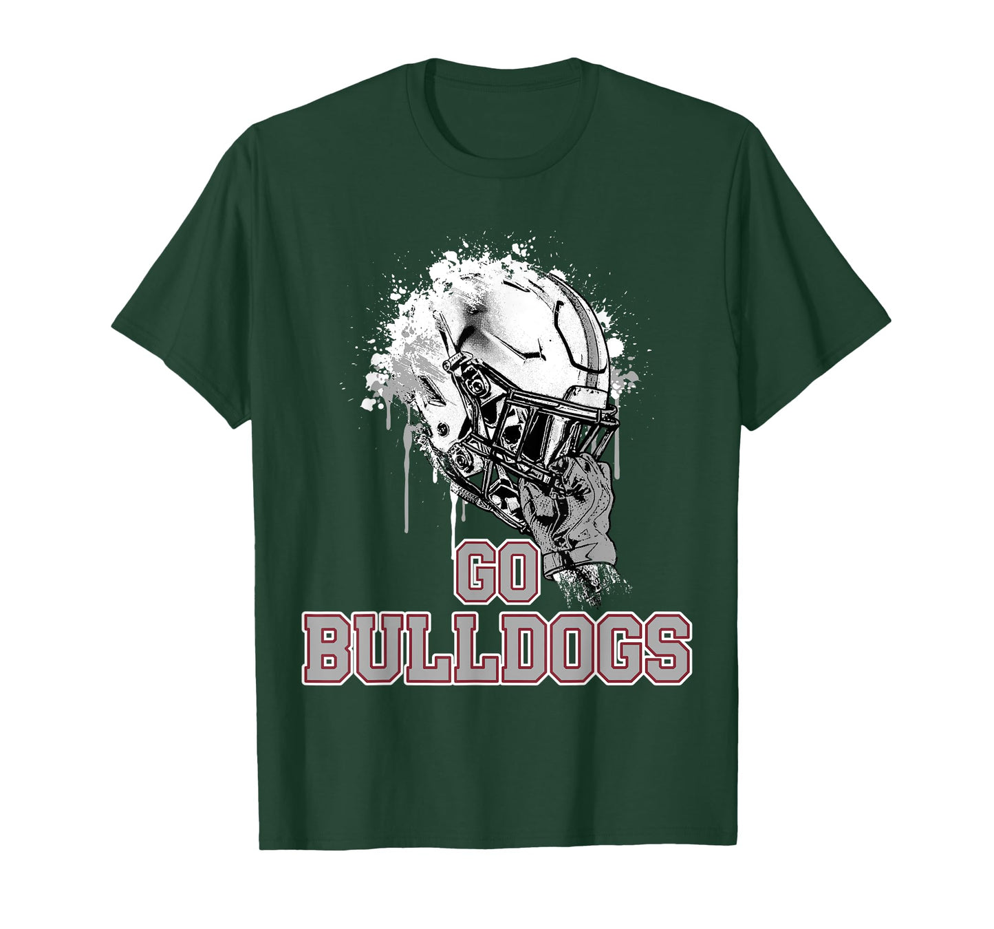 Edmond Memorial Bulldogs Rising Helmet GO! T-Shirt