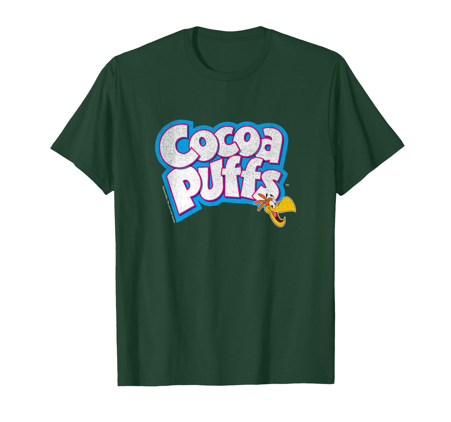 Cocoa Puffs Sonny The Cuckoo Bird Distressed Big Chest Logo T-Shirt