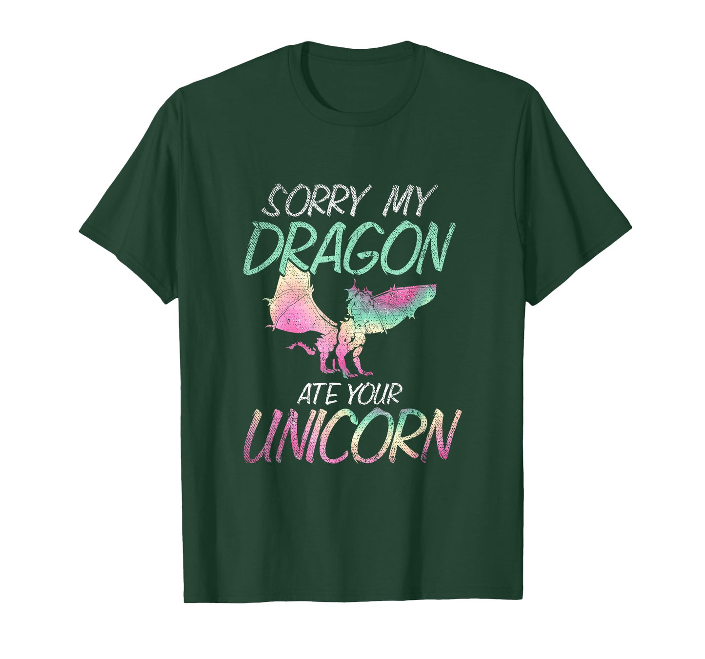 Sorry My Dragon Ate Your Unicorn Dragon T-Shirt