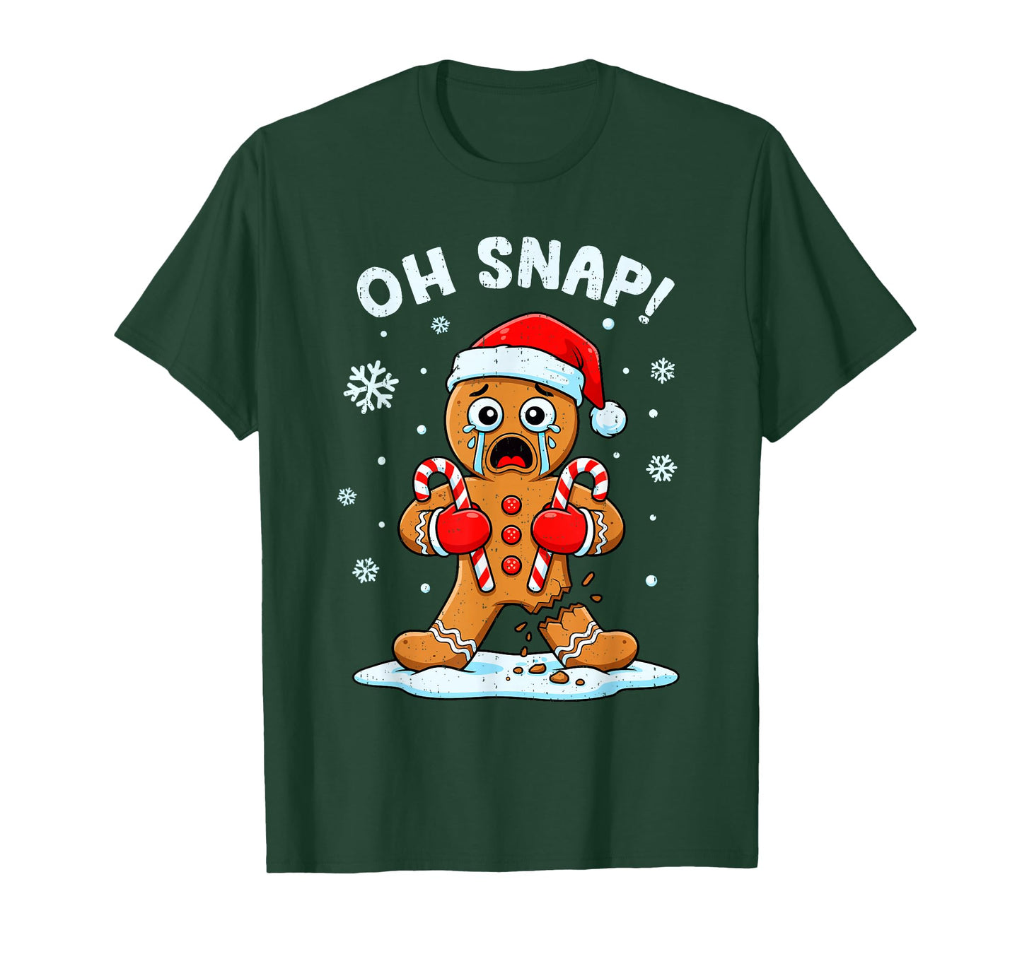 Oh Snap Gingerbread Christmas Xmas Cookie Baking Holiday T-Shirt