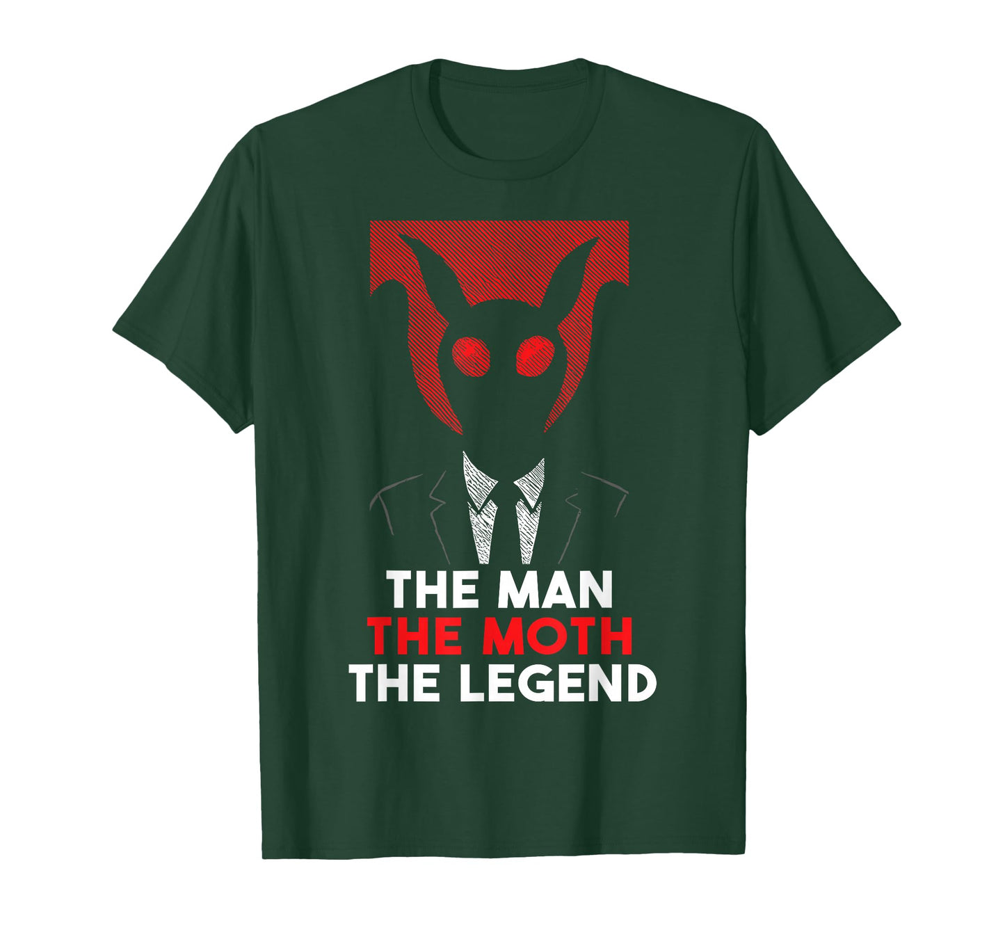 The Man The Moth The Legend Funny Mothman Cryptid Folklore T-Shirt