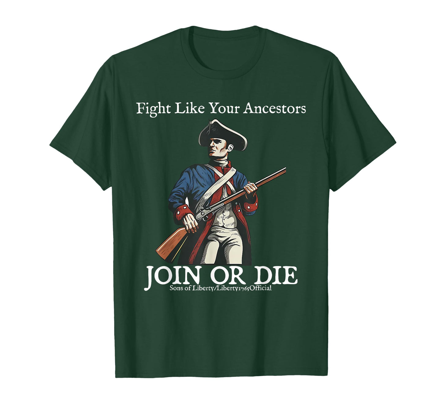 Join or Die Patriots Fight Like Your Ancestors Independence T-Shirt