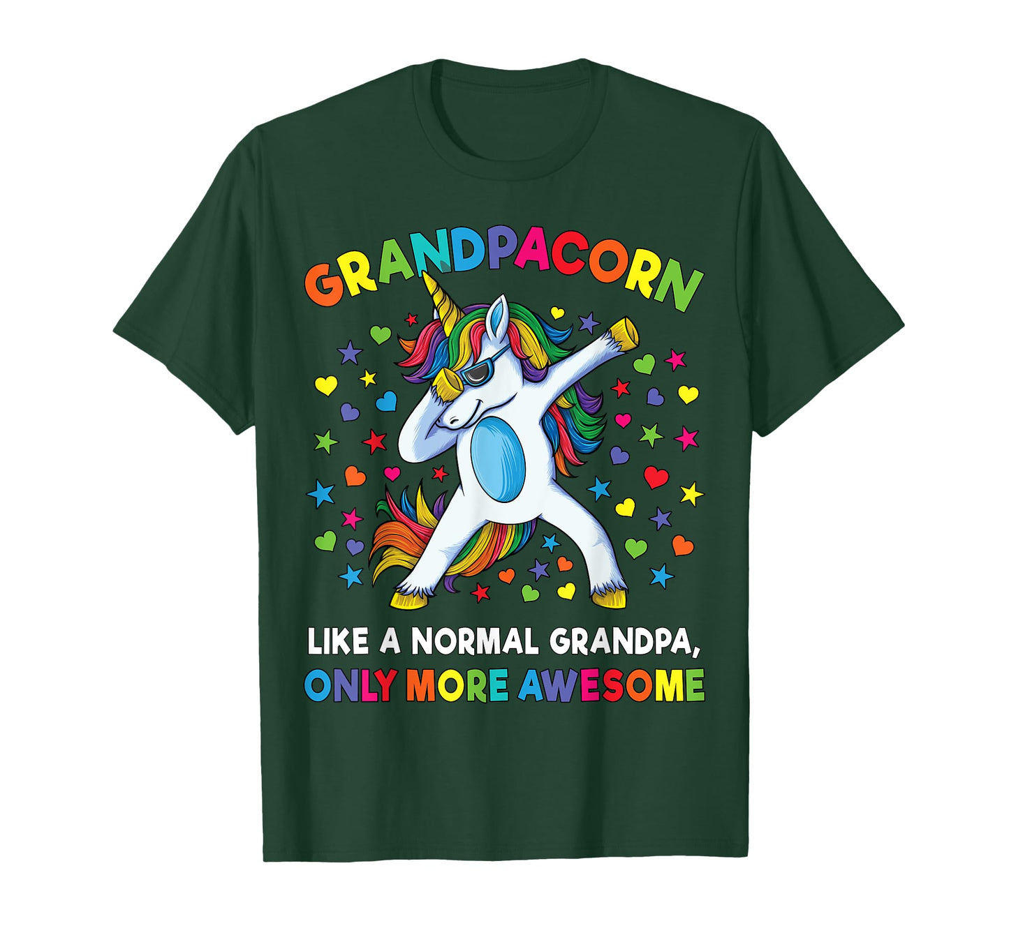 Grandpa Unicorn Boys Party Gift T-Shirt