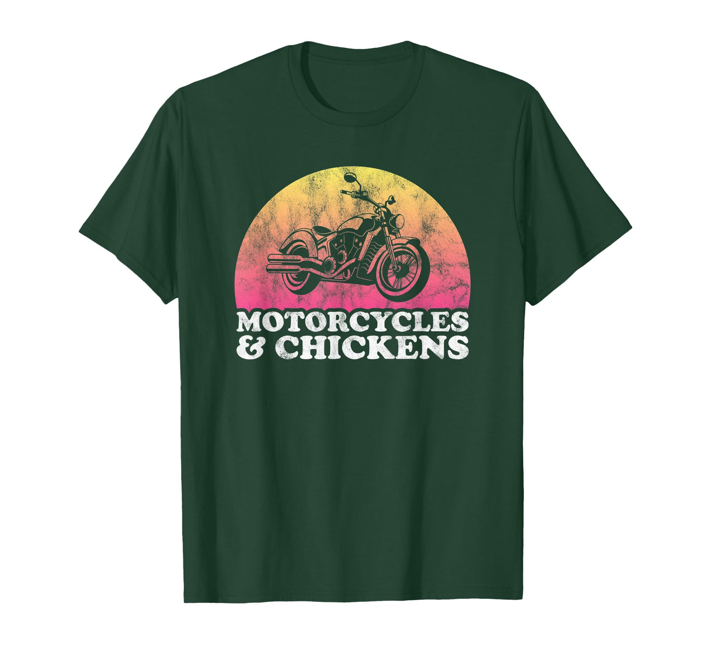 Motorcycle and Chicken Motorcycles and Chickens T-Shirt