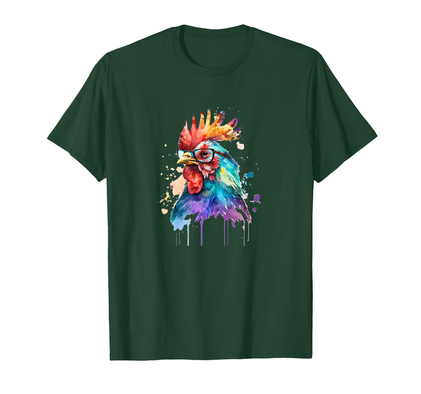 Cute Farm Chicken Lovers Motif Funny Country Design Chicken T-Shirt