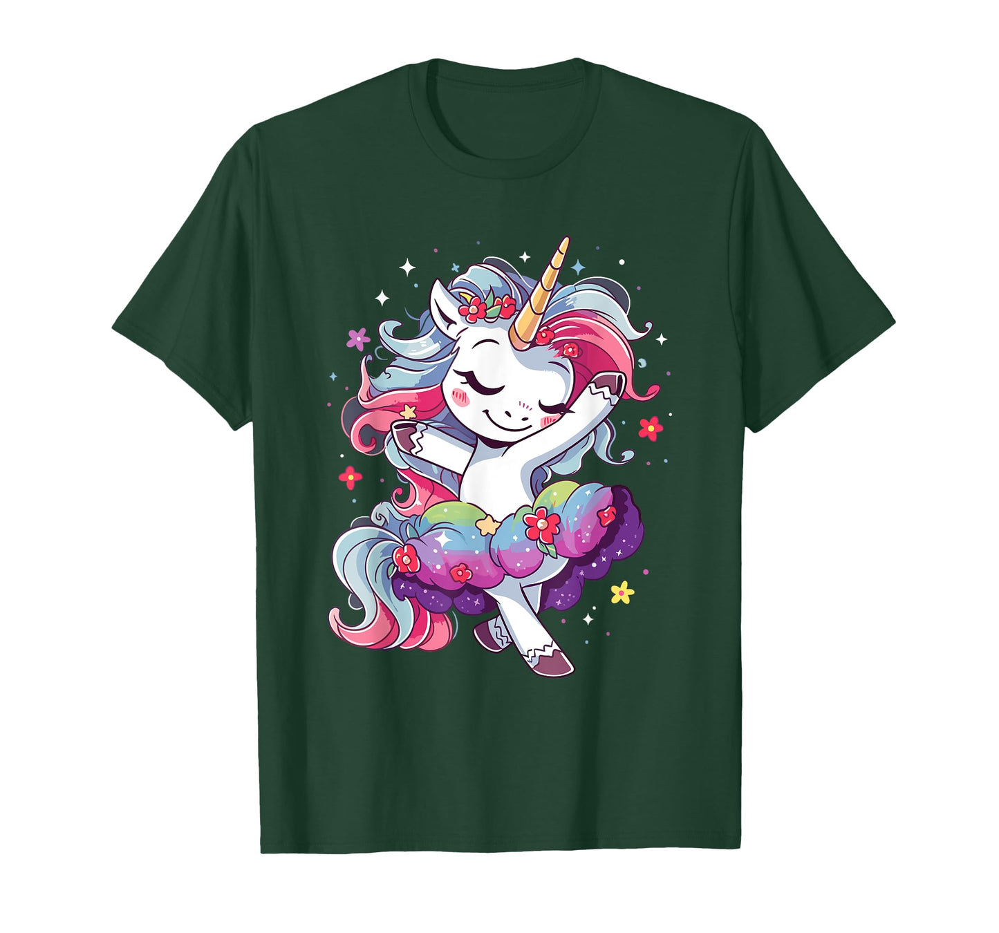 Ballet Dancer Unicorn Outfit Ballerina Dance For Girls T-Shirt