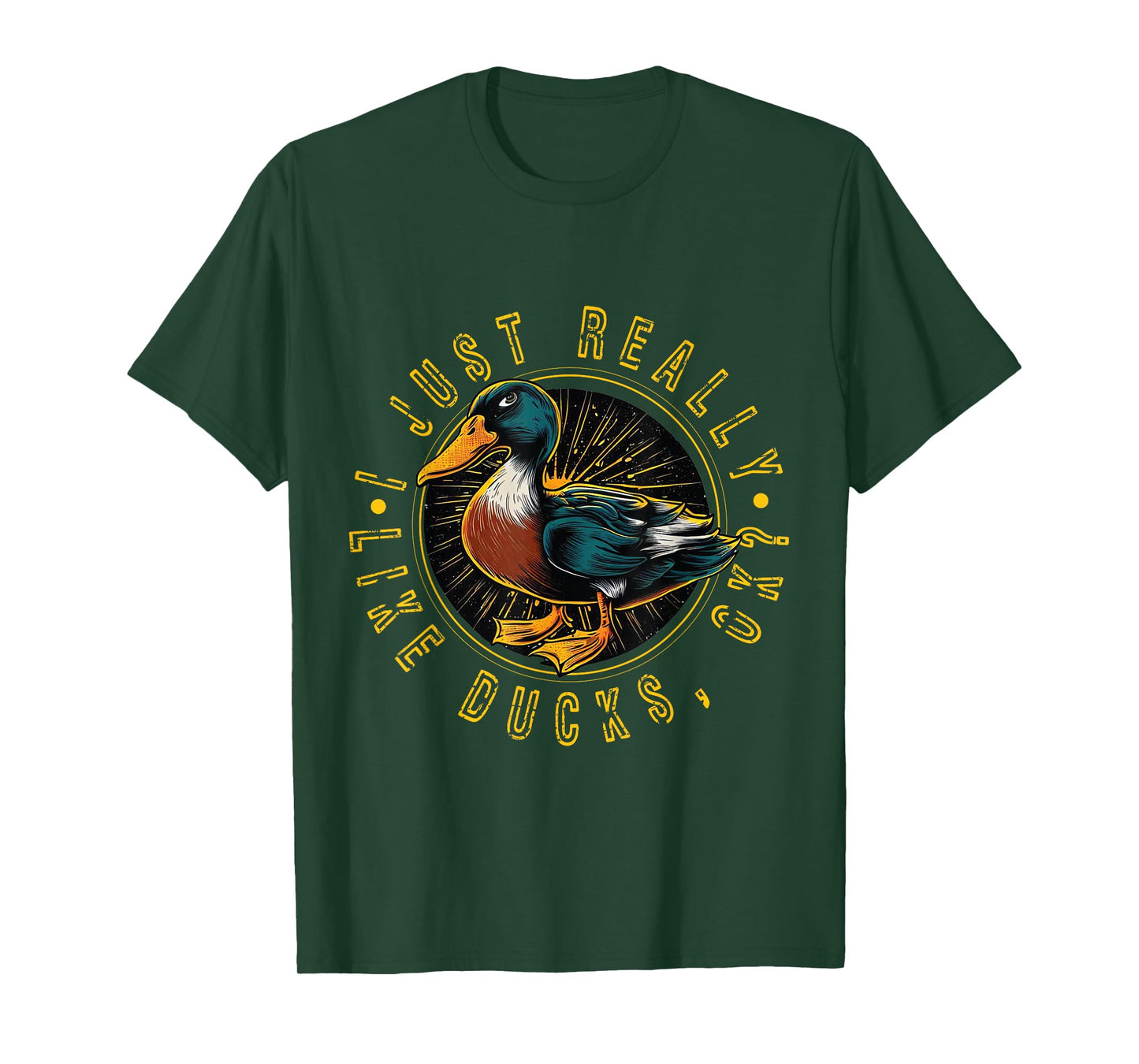 Just A Girl Who Loves Ducks - Duck T-Shirt