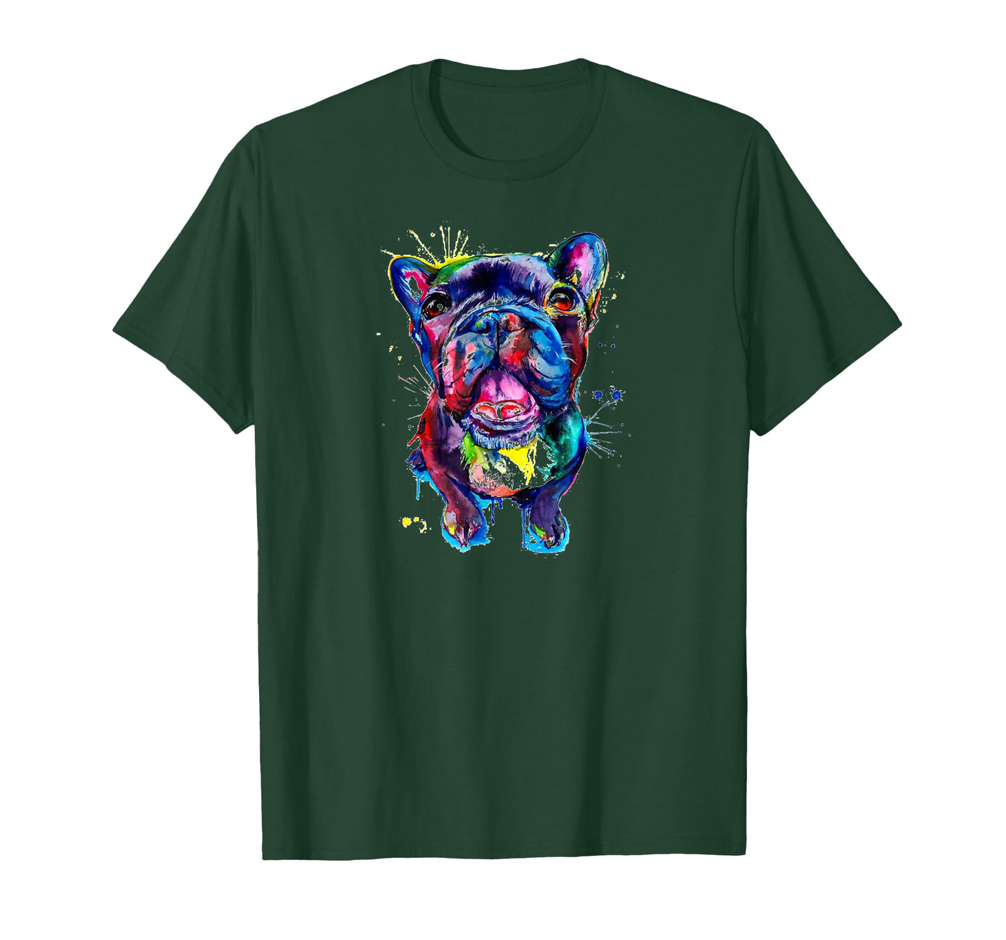 French Bulldog Pug Pit bull Pet Puppy Cute Art T-Shirt Tee T-Shirt