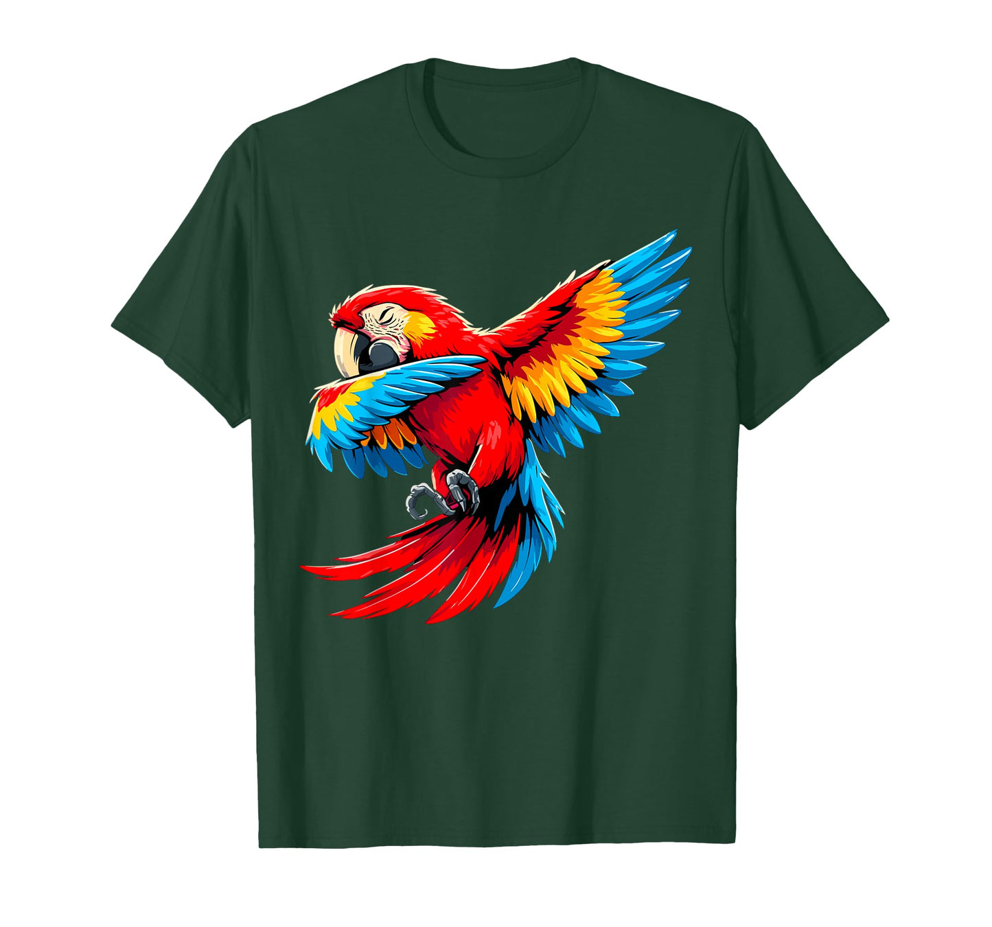 Parrot Dabbing Tropical Bird Parrot Lover T-Shirt