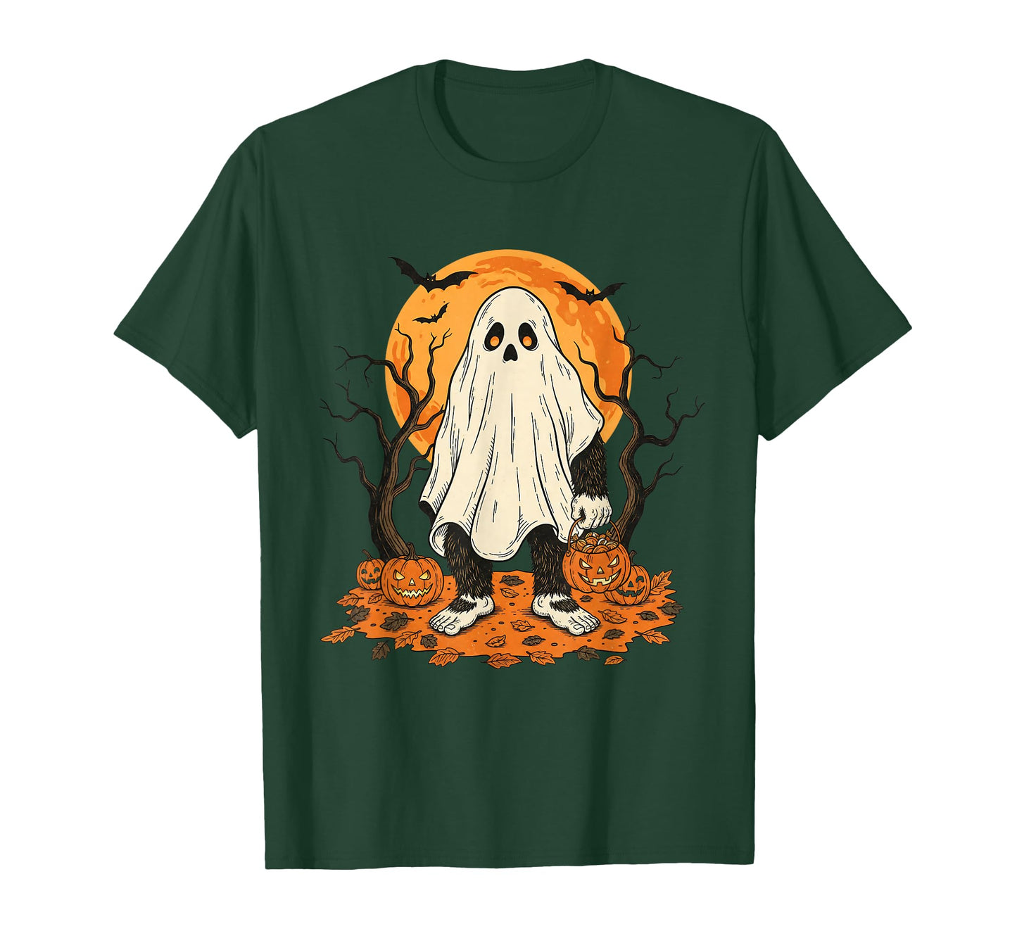 Funny Halloween Rocking Sasquatch Bigfoot Halloween T-Shirt