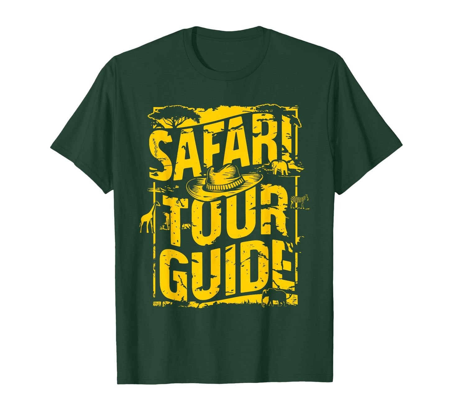 Safari Tour Guide Shirt Kids Men Women Adult Costume T-Shirt