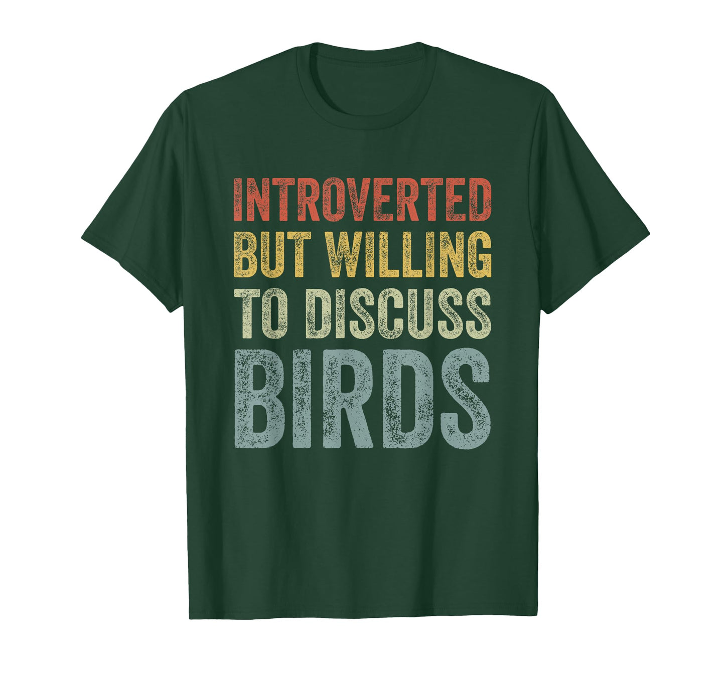 Introverted But Willing To Discuss Birds Funny Bird Lover T-Shirt