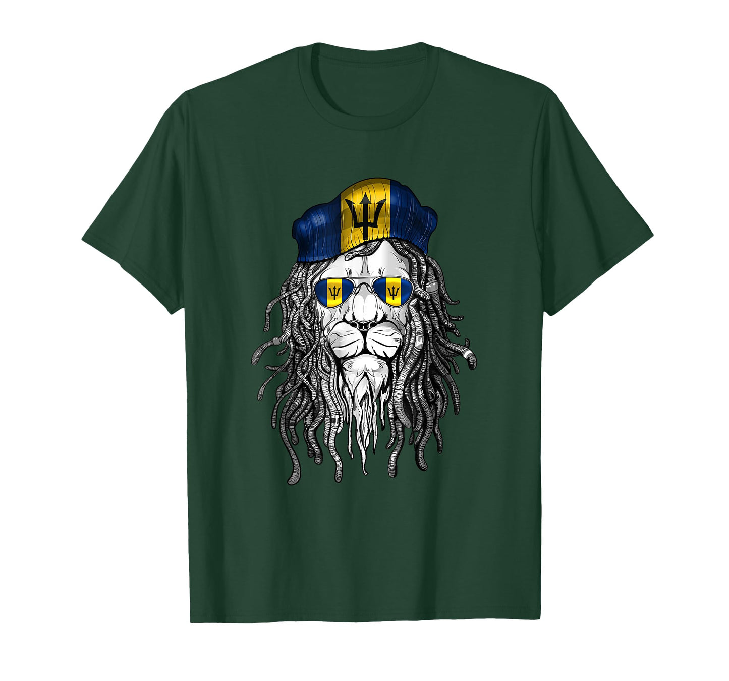 Barbados Flag Lion T-Shirt